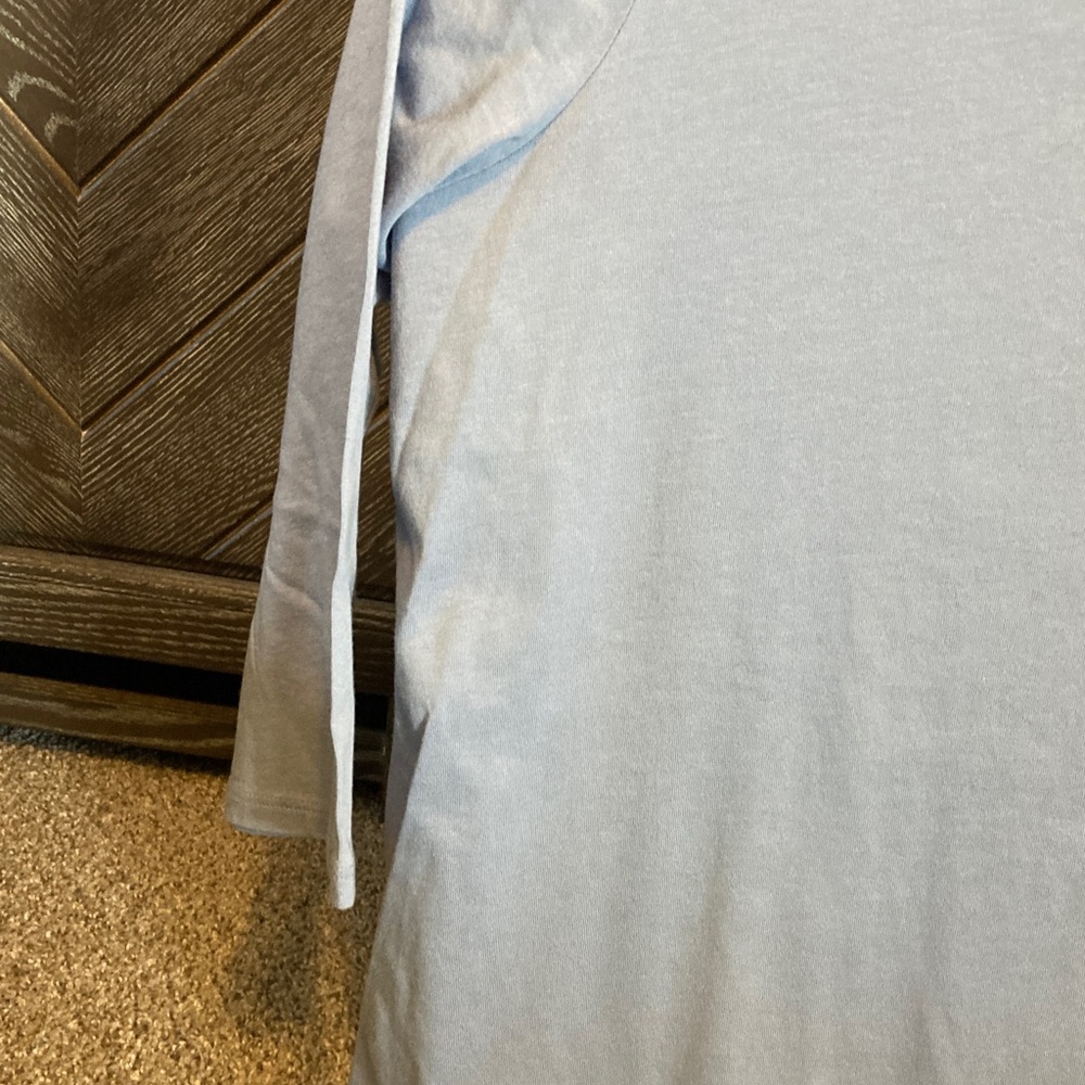 J Jill 3/4 Sleeve moonstone Women's Tee - Picture 3 of 6